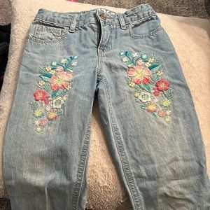 Girls jeans Bentley worn size 10 slim adjustable waste
